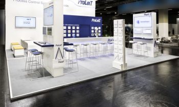 Messestand in Halle 7. Bild: Proleit