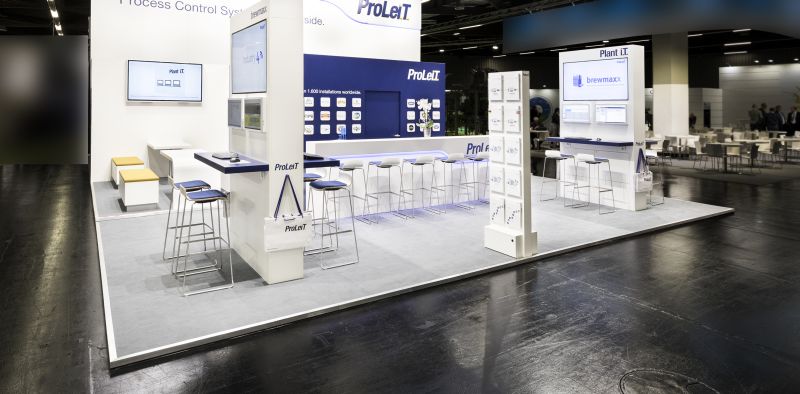 Messestand in Halle 7. Bild: Proleit