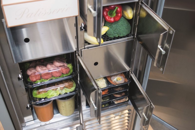 Das Abholsystem für gekühlte Lebensmittel ist auch für die Betriebsverpflegung in Betrieben mit Nachtschicht geeignet (Bild: Nordcap).