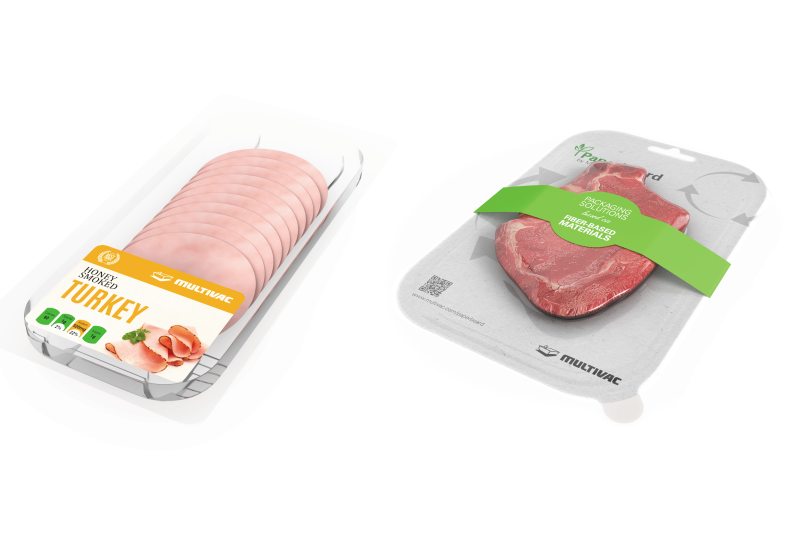 Auf der Messe werden Lösungen für das Verpacken von Fleisch- und Fleischersatzerzeugnissen gezeigt (Bild: Multivac).