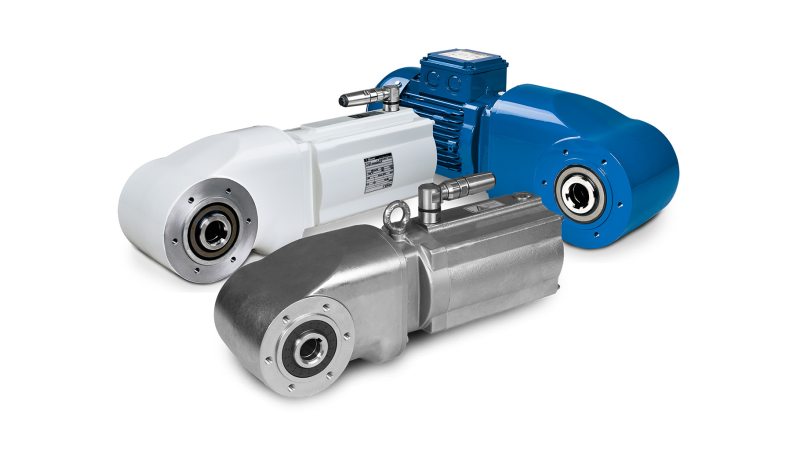 Das Unternehmen zeigt die speziell für Hygienebereiche entwickelten Getriebemotoren (Bild: Bauer Gear Motor).