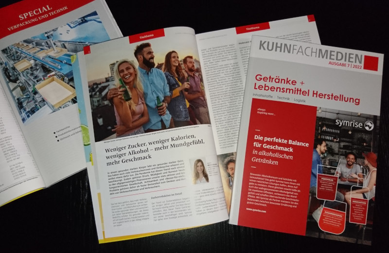 Ab sofort verfügbar: die neue Ausgabe »Getränke + Lebensmittel Herstellung« (Bild: Kuhn).