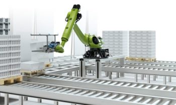 Automationslösung für schnelles und effizientes Umpalettieren von Palette zu Palette (Bild: Premium Robotics).