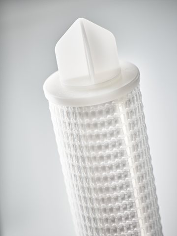 Die spezielle Helix-Wicklung erhöht Filterfläche und mechanische Stabilität. Filtrationsleistung und Standzeit der Tiefenfilterkerzen werden dadurch verbessert (Bild: Eaton).