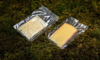 Ein Material, viele Optionen: Der Vakuumbeutel verpackt als PE-Einstofflösung z. B. Käse (Bild: allfo).