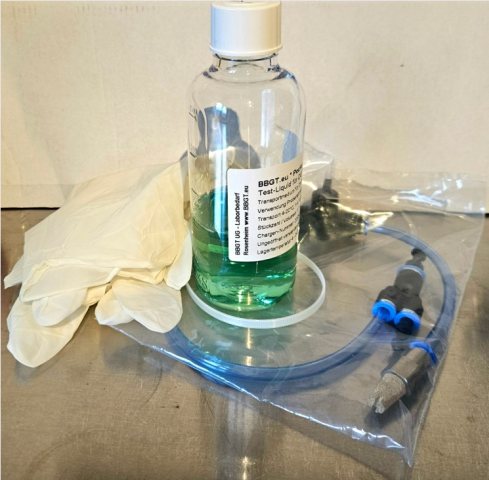 Der Druckgastest kann selbst oder in einem externen Labor ausgewertet werden (Bild: Peuker).
