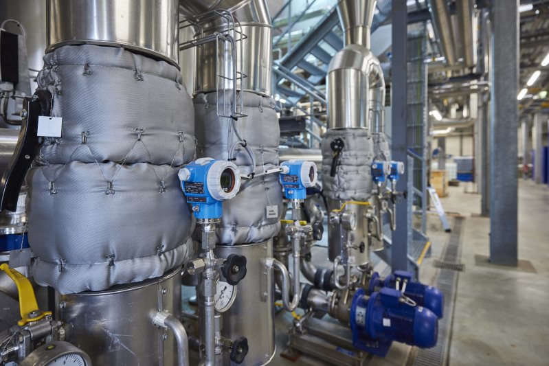 Drucküberwachung im Heißwasser- und Dampfkreislauf (Bild: Endress+Hauser).