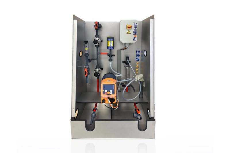 Das neue Dosiersystem »Duldocos Compact F&B« (Bild: Prominent).