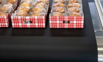 Transportbänder sorgen für exakten Transport in Verpackungsanlagen (Bild: Habasit).