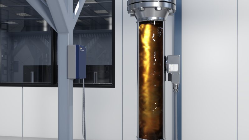 Beispiel für den Einsatz an Rohrleitungen (Bild: Polytec).