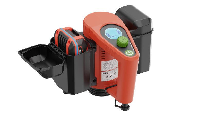 Das übersichtliche LC-Display zeigt alle wesentlichen Funktionen und Betriebsdaten an (Bild: Flux).