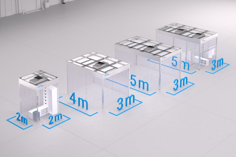 die Reinraumzelte eignen sich besonders für Unternehmen mit häufig wechselnden Linienführungen oder variierenden Hygieneanforderungen (Bild: Schilling Engineering).