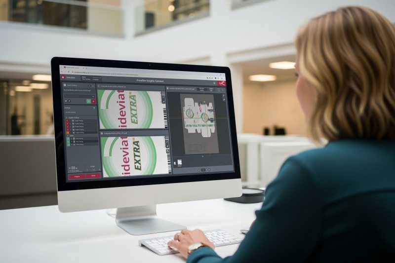 Die cloudbasierte Sorftware dient der automatisierten Inspektion in der Druckvorstufe (Bild: EyeC).