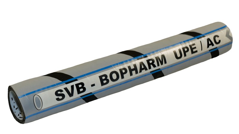 Der Schlauch aus hygienischen Werkstoffen ist elektrisch ableitfähig und vakuumfest (Bild: Boni).