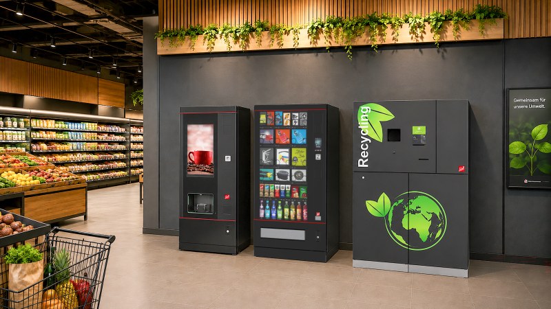 Die Rücknahmesysteme nutzen KI zur Erkennung unterschiedlicher Gebinde und Materialien (Bild: Sielaff).