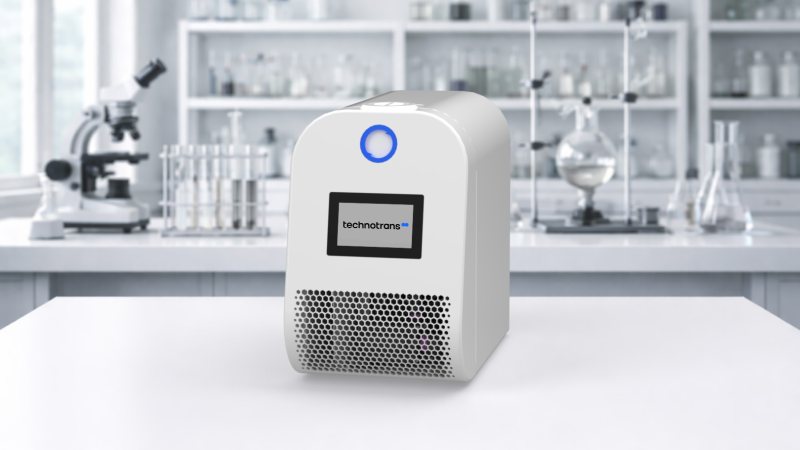 Der Peltier-Tischkühler erreicht eine Temperaturstabilität von ±0,05 K und arbeitet vibrations- sowie geräuscharm (Bild: technotrans).