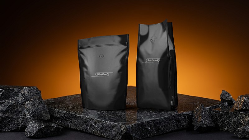 Der Aromaschutzbeutel kombiniert recyclingfähiges Monomaterial mit Blickdichtigkeit und erhöhtem UV-Schutz (Bild: Ströbel).