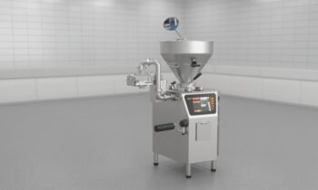 Formsystem »FS 501« mit Vakuumfüller für Formprodukte (Bild: Handtmann).