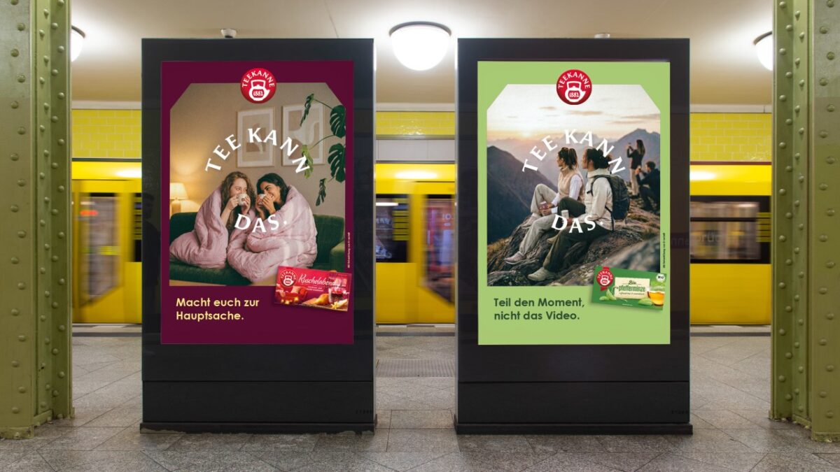 Beispielmotive aus der Kampagne (Bild: Teekanne).